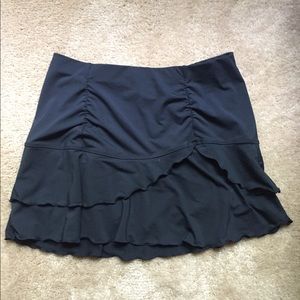 Athleta tiered swim skirt